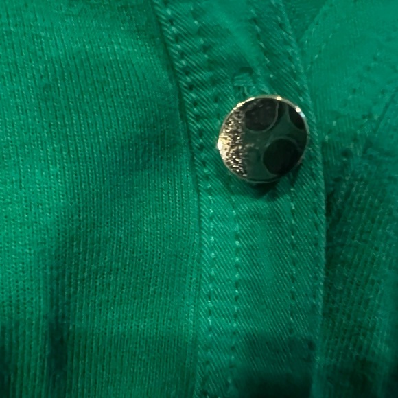 Charter Club Kelly Green Cotton Top, Size XL - Picture 7 of 8